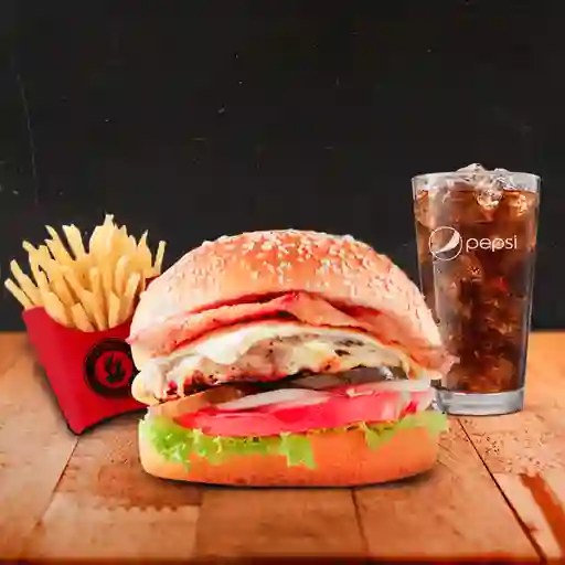 Hamburguesa Santa Parrilla Res