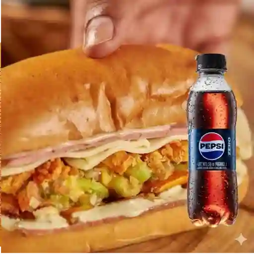 Combo sabanerito + pepsi 250 ml