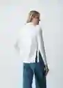 Tejido Mujer Crudo Marfil Claro Talla L 083G055 Naf Naf