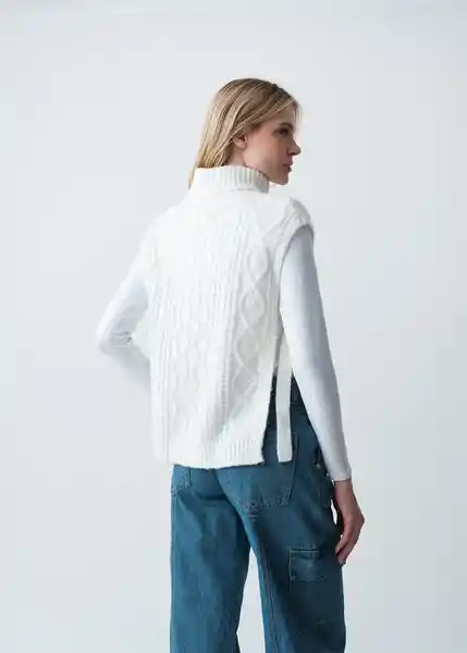 Tejido Mujer Crudo Marfil Claro Talla L 083G055 Naf Naf