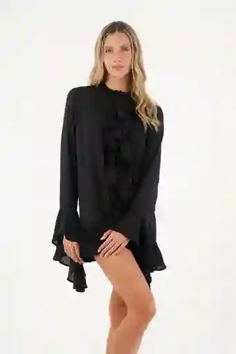 Camisa Aurea Negro Talla 01 S