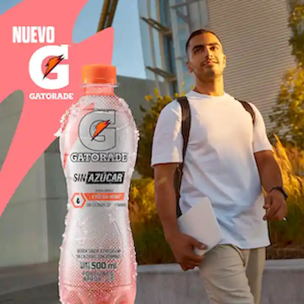 Gatorade Zero Pack Bebida Hidratante Sin Azúcar Fresa-Kiwi