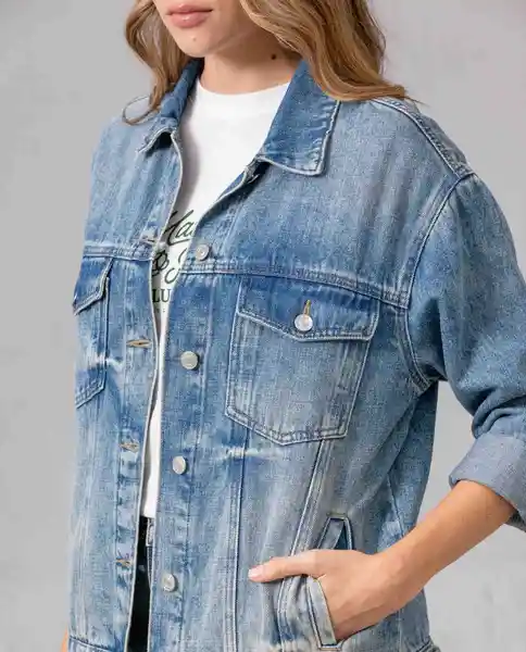 Chaqueta Mujer Azul Talla S 221G000 Rifle