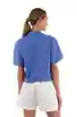 Camisa Charlize Azul Claro Talla Xs Mercedes Campuzano