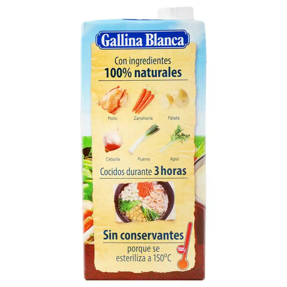 Gallina Blanca Caldo de Pollo 100% Natural