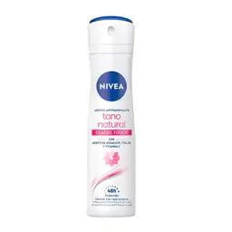 Nivea Antitranspirante Aclarado Natural Classic Touch en Aerosol