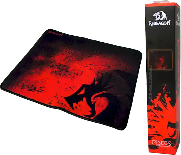 Redragon Pad Mouse Gamer Pisces Negro y Rojo P016