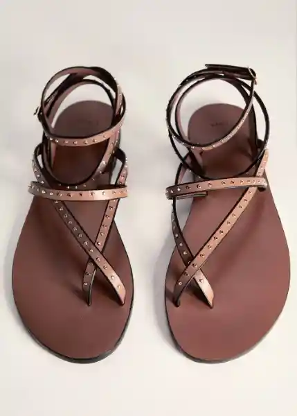 Sandalias Tarifa1 Cuero Talla 36 Mujer Mango