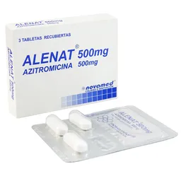 Alenat Azitromicina 500 Mg