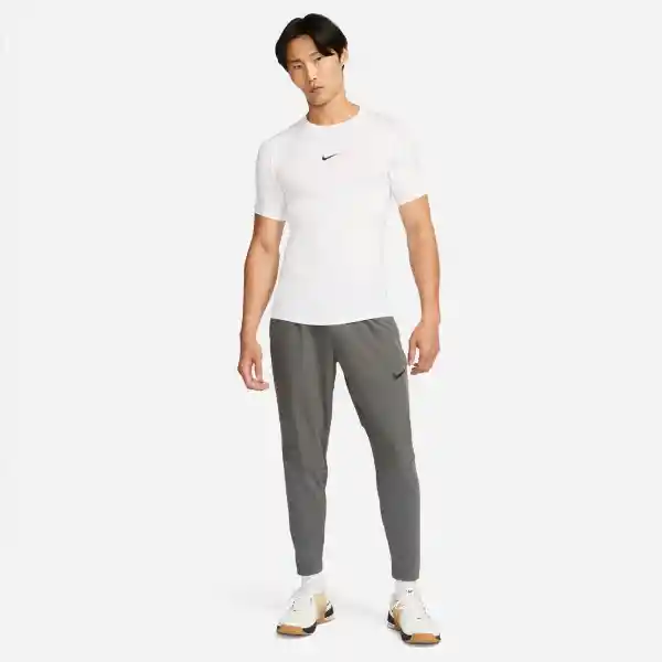 Nike Camiseta M Np Df Tight Top Ss Para Hombre Blanco Talla S