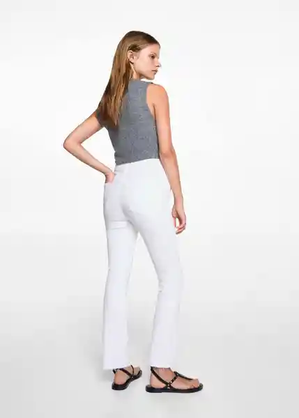 Jean Slimw Offwhite Talla 20 Niñas Mango