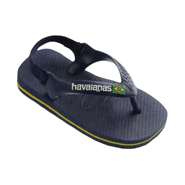 Sandalias Baby Logo Amarillo Cítrico T. 20 4140577 Havaianas