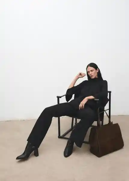 Bolso G Fes Khaki Talla 99 Mujer Mango