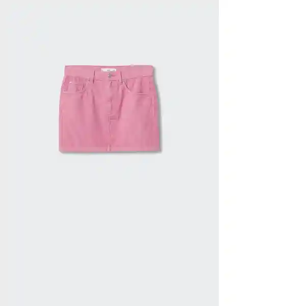 Falda Pana Rosa Talla L Mujer Mango