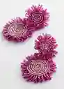 Pendientes Romina Rosa Talla 99 Mujer Mango