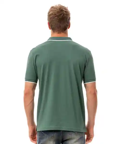 Camisa Polo Verde Talla M Rifle190e001