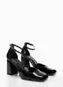 Zapatos Fina Mujer Negro Talla 35 Mango