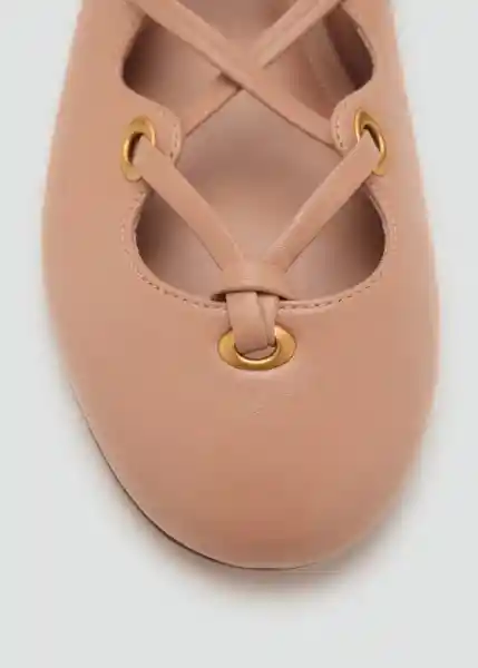Zapatos Ohio1 Nude Talla 39 Mujer Mango