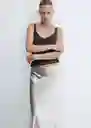 Top Kling Negro Talla 18 Mujer Mango