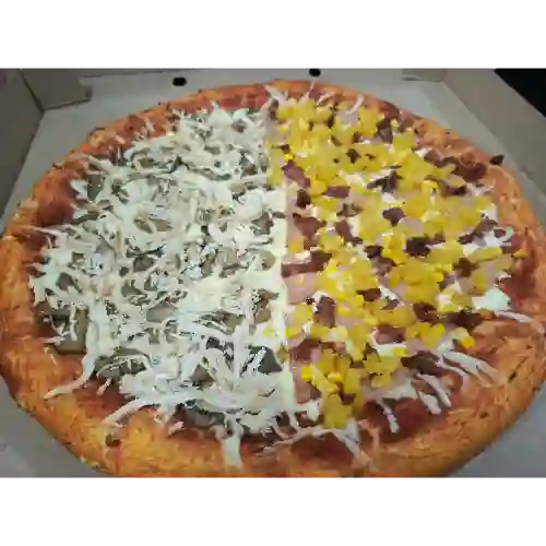 Pollo Champiñones con Borde de Queso