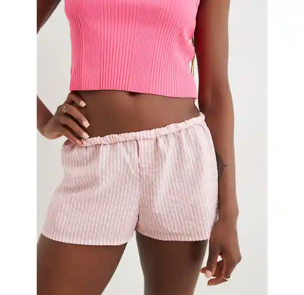 Short de Pijama Rosa Aerie Talla Small American Eagle