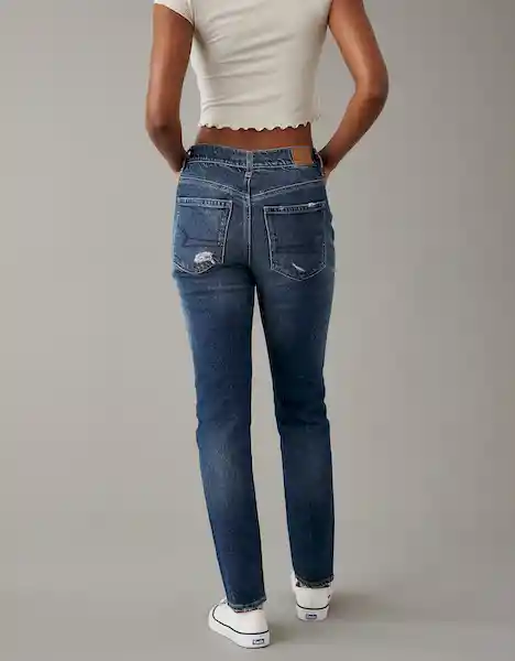 Jean 90S Skinny Mujer Azul Talla 12 REGULAR American Eagle