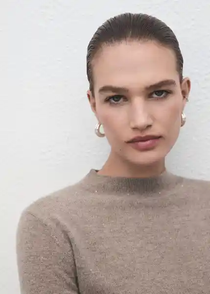 Saco Jersey Bronco Piedra Talla S Mujer Mango