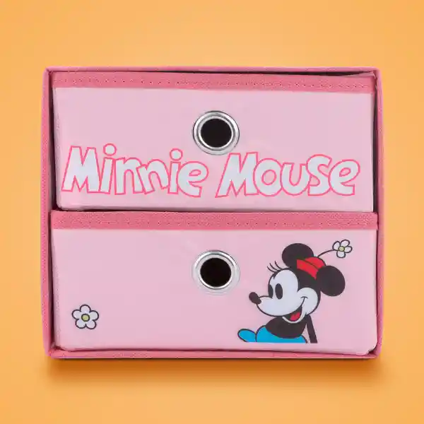 Organizador de Tela Colección Mickey Mouse Minnie Rosa Miniso