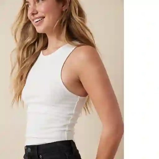 Camiseta Mujer Blanco Talla: SMALL American Eagle