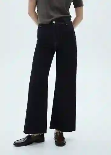 Pantalón Julie Negro Talla 36 Mujer Mango