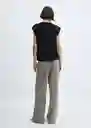 Camiseta Viri Negro Talla S Mujer Mango