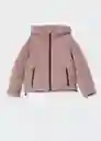 Abrigo Anorak Seller Rosa Pastel Talla 21 Teen Niñas Mango