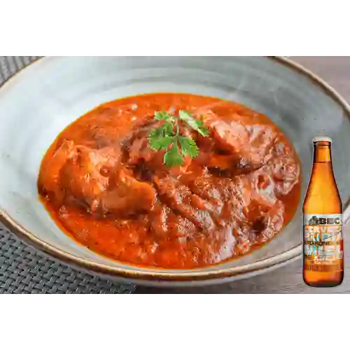 Combo Chicken Tikka Masala + BBC Cajicá Miel 330 ml
