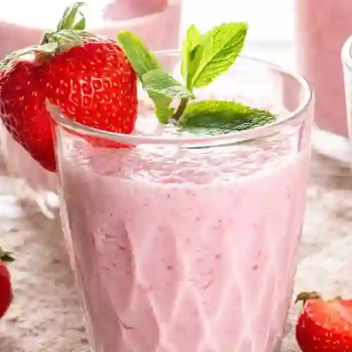 Fresa en Leche