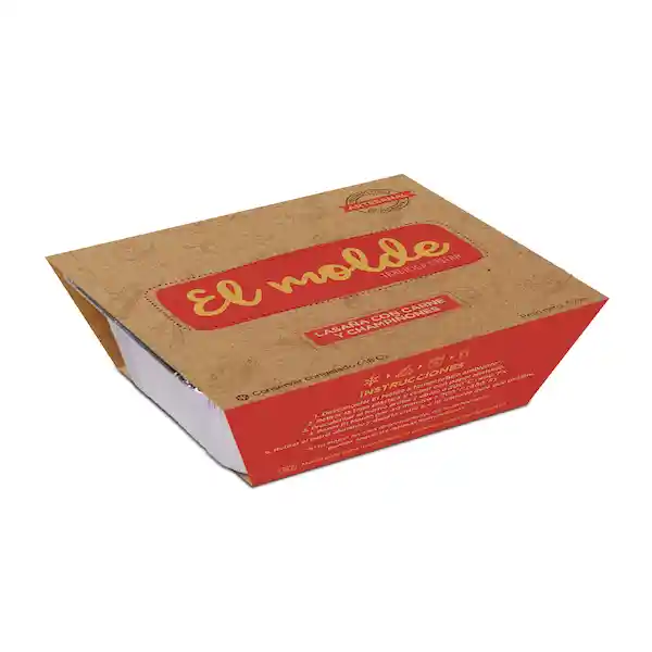 El Molde Lasaña Con Carne Y Champiñones
