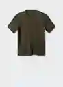 Camiseta Kimi Khaki Talla XS Hombre Mango