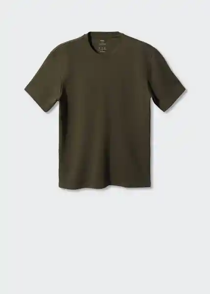 Camiseta Kimi Khaki Talla XS Hombre Mango