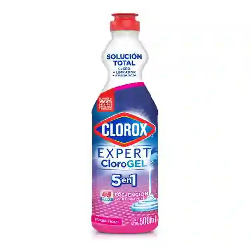 Blanqueador en Gel Clorox Magia Floral Botella 500 mL