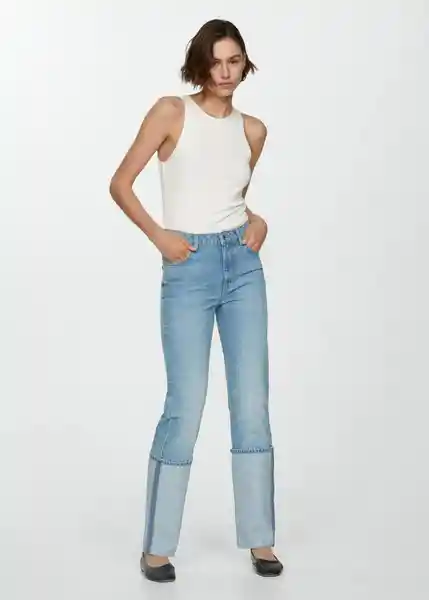 Top Bali Blanco Talla M Mujer Mango