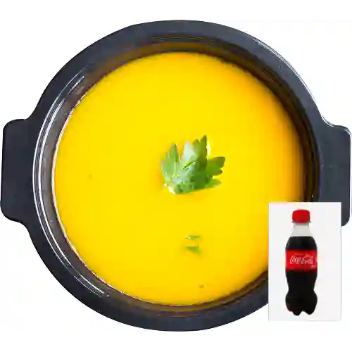 Combo Crema de Ahuyama + Coca - Cola 250ml