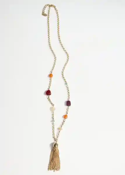 Collar Camila Oro Talla 99 Mujer Mango