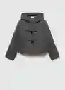 Abrigo Alamar Gris Talla 18 Teen Niñas Mango