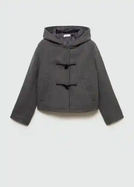 Abrigo Alamar Gris Talla 18 Teen Niñas Mango
