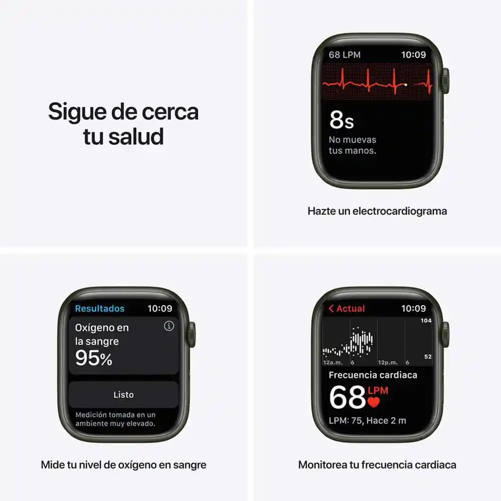 Apple Reloj Inteligente Series 7 con GPS Color Verde