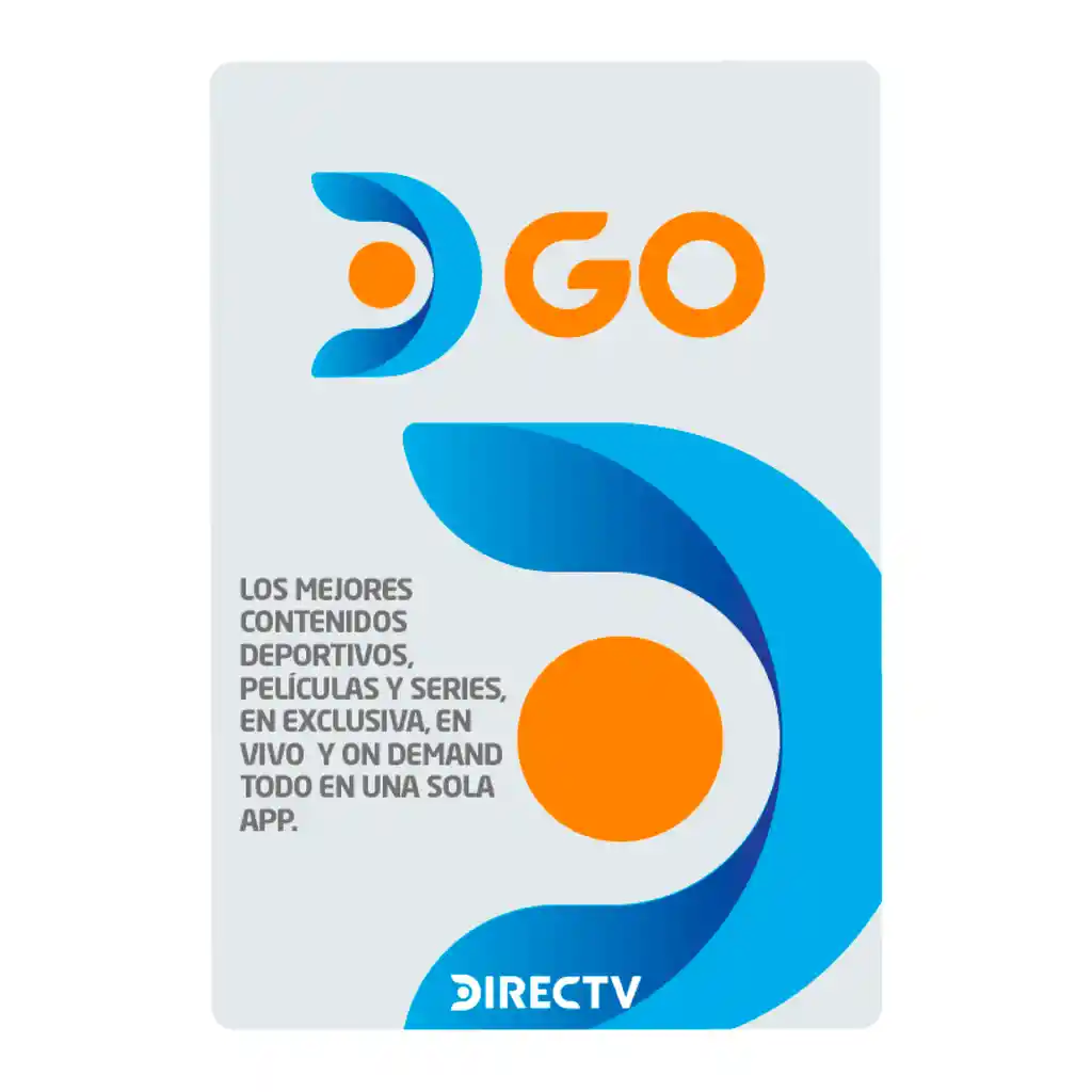 Tarjeta Directv go $59.000