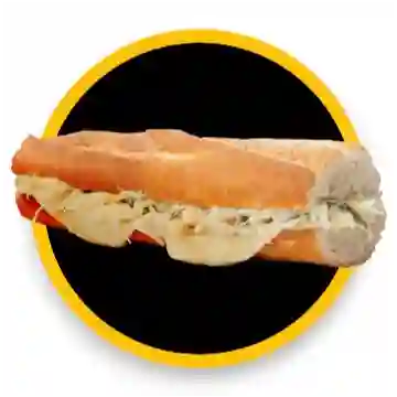 Sanduche Pollo, Pepinillos y Queso