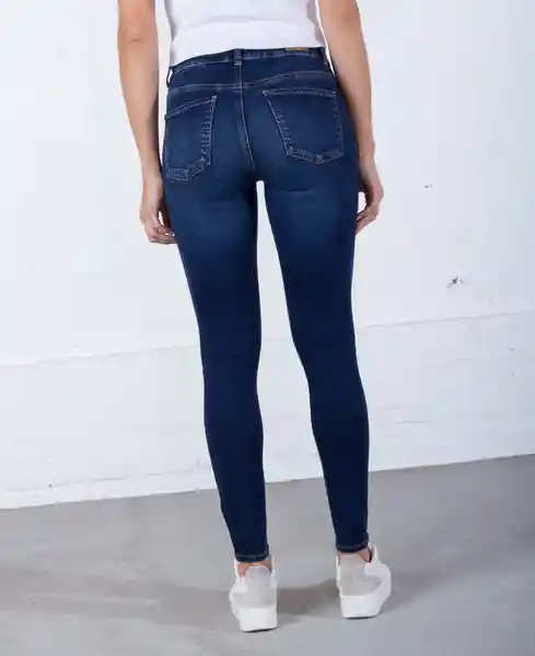 Jean Skinny Anna Índigo Medio Azul 8 790E500 Naf Naf