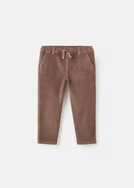 Pantalón Simon Marrón Talla 97 Niños Mango