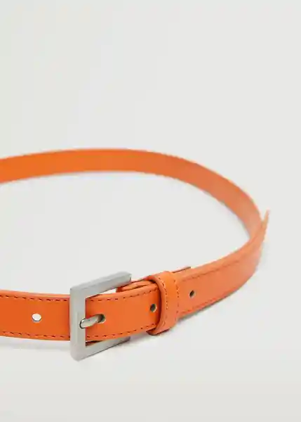 Cinturón Frenchie Naranja Talla L Mujer Mango