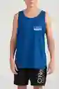 ONeill Camiseta Tank Headquarters Azul Cobalto Talla M